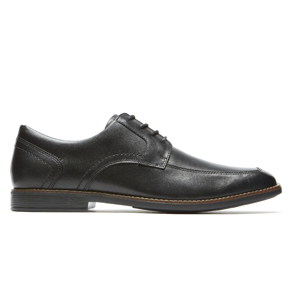 Rockport Oxfords For Mens Black - Braylon Apron Toe - ZF0872639